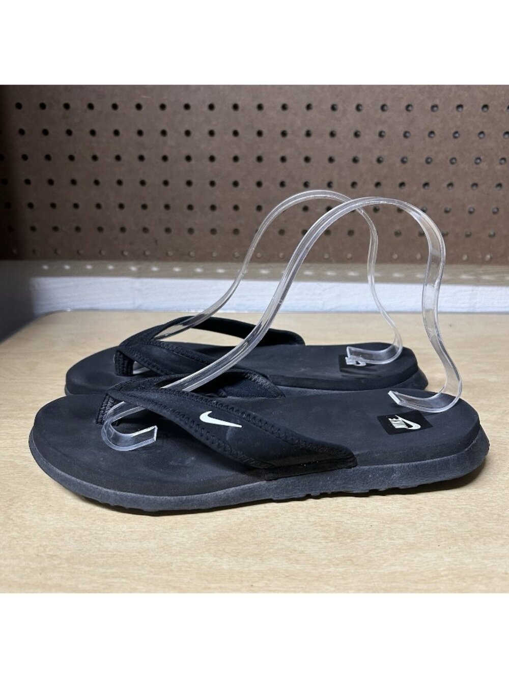 Nike Celso Flip Flops Black Size 7 Womens Sandals Shoes Thong Comfort